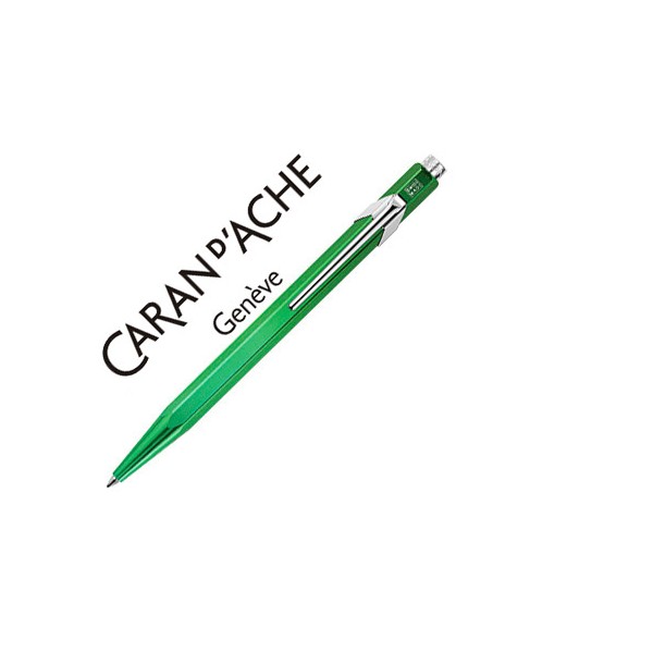 Boligrafo caran d'ache 849 metalizado verde punta media. Boligrafo caran d'ache 849 metalizado verde punta media.