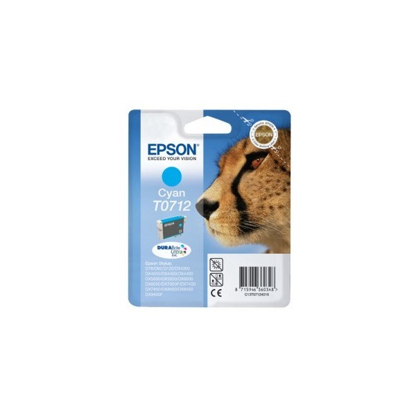 Cartouche Epson T0712 Cyan Original Cartouche Epson T0712 Cyan Original