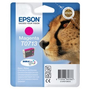 Cartucho EPSON 713 MAGENTA ORIGINAL PARA LA IMPRESORA Cartouches d'encre Epson Stylus SX610FW