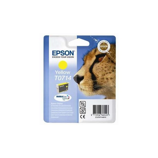Cartouche Epson T0714 Jaune Original Cartouche Epson T0714 Jaune Original