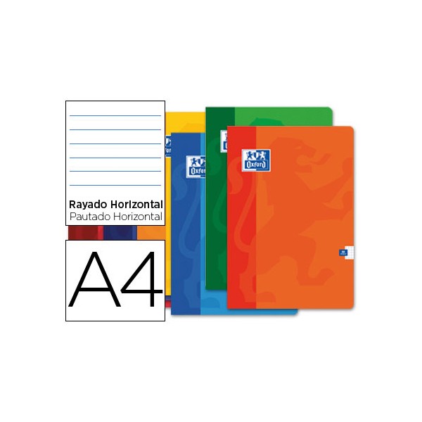 Libreta escolar oxford 48 h din a4 1 raya horizontal. Libreta escolar oxford 48 h din a4 1 raya horizontal.