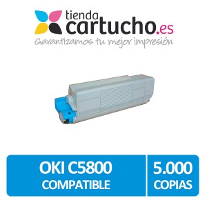 Toner NEGRO OKI C5550/C5800/C5900 compatible, sustituye al toner original OKI 43324424 PERTENENCIENTE A LA REFERENCIA OKI C5800 C5900