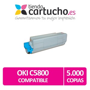 Toner NEGRO OKI C5550/C5800/C5900 compatible, sustituye al toner original OKI 43324424 PARA LA IMPRESORA Toner OKI C5900dn