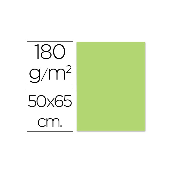 Cartulina liderpapel 50x65 cm 180g/m2 verde hierba. Cartulina liderpapel 50x65 cm 180g/m2 verde hierba.