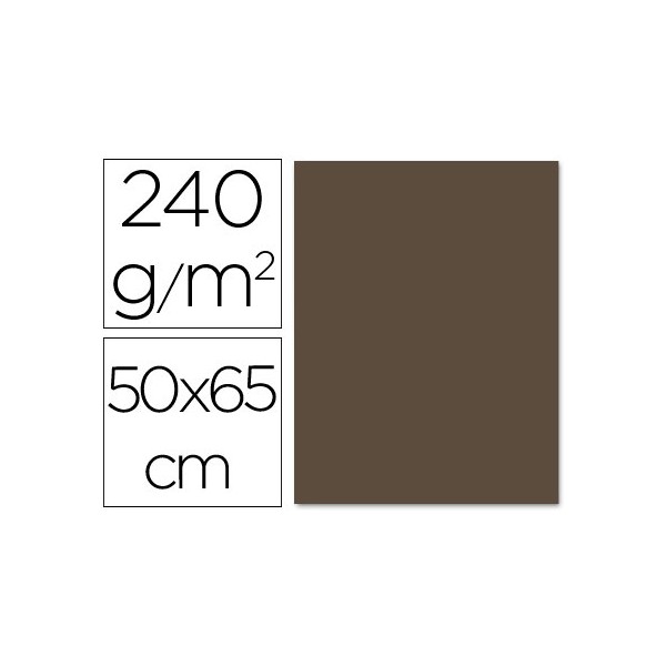 Cartulina liderpapel 50x65 cm 240 g/m2 marron chocolate. Cartulina liderpapel 50x65 cm 240 g/m2 marron chocolate.