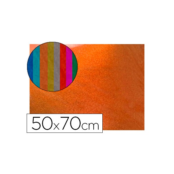 Goma eva liderpapel 50x70 cm espesor 2 mm metalizada naranja. Goma eva liderpapel 50x70 cm espesor 2 mm metalizada naranja.