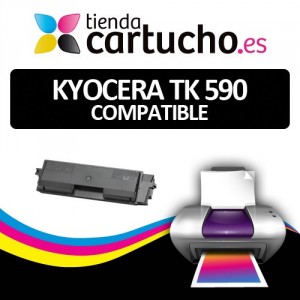 Toner NEGRO KYOCERA TK 590 compatible para impresoras KYOCERA  FS-C2026MFP, FS-C2126MFP, FS-C2526MFP, FS-C5250DN PARA LA IMPRESORA Toner Kyocera FS-C2126MFP