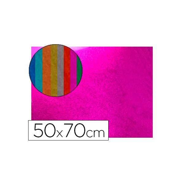 Goma eva liderpapel 50x70 cm espesor 2 mm metalizada rosa. Goma eva liderpapel 50x70 cm espesor 2 mm metalizada rosa.