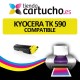 Toner AMARILLO KYOCERA TK 590 compatible para impresoras KYOCERA  FS-C2026MFP, FS-C2126MFP, FS-C2526MFP, FS-C5250DN