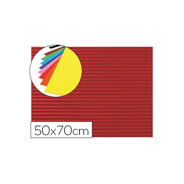 Goma eva ondulada liderpapel 50x70cm 2,2mm de espesor rojo. Goma eva ondulada liderpapel 50x70cm 2,2mm de espesor rojo.