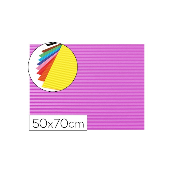 Goma eva ondulada liderpapel 50x70cm 2,2mm de espesor rosa. Goma eva ondulada liderpapel 50x70cm 2,2mm de espesor rosa.