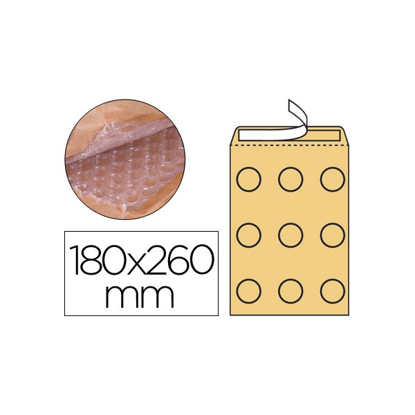 Sobre burbujas crema q-connect d/1 180 x 260 mm. Sobre burbujas crema q-connect d/1 180 x 260 mm.