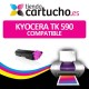 Toner MAGENTA KYOCERA TK 590 compatible para impresoras KYOCERA  FS-C2026MFP, FS-C2126MFP, FS-C2526MFP, FS-C5250DN