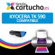 Toner CYAN KYOCERA TK 590 compatible para impresoras KYOCERA  FS-C2026MFP, FS-C2126MFP, FS-C2526MFP, FS-C5250DN