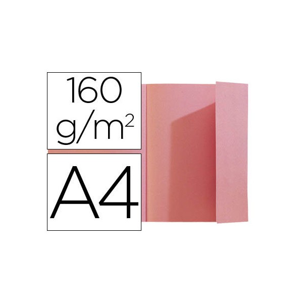 Subcarpeta exacompta din a4 rosa 160g/m2 con solapa interior. Subcarpeta exacompta din a4 rosa 160g/m2 con solapa interior.