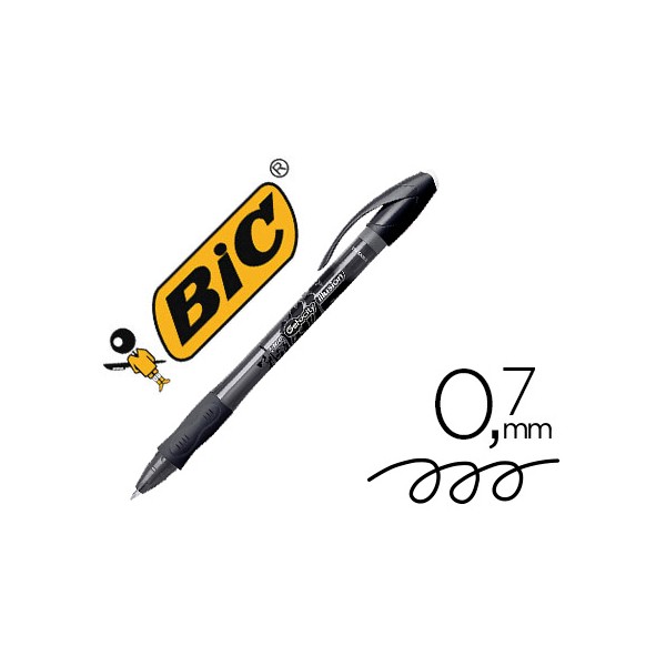 Boligrafo bic gelocity illusion borrable negro punta de 0,7 mm. Boligrafo bic gelocity illusion borrable negro punta de 0,7 mm.