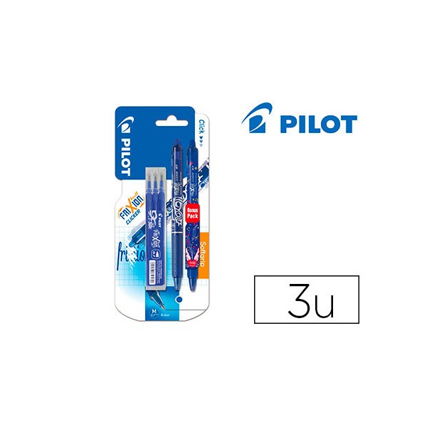 Boligrafo pilot frixion clicke r borrable 0,7 mm 10 aniversario blister 1 boligrafo azul + 1 ed. Limitada + 3 recambios. Boligrafo pilot frixion clicke r borrable 0,7 mm 10 aniversario blister 1 boligrafo azul + 1 ed. Limitada + 3 recambios.