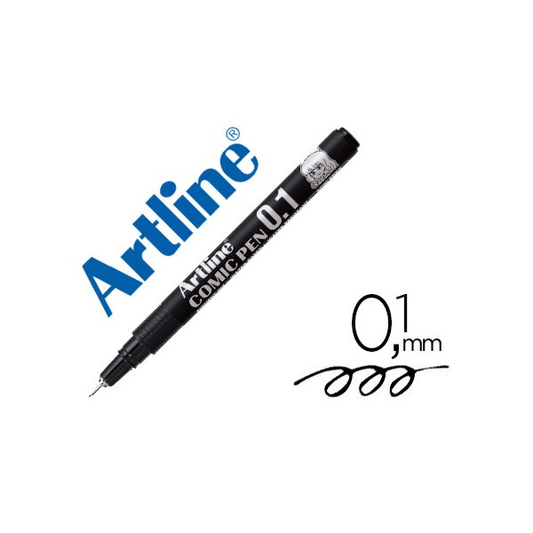 Rotulador artline calibrado micrometrico negro comic pen ek-281 punta poliacetal 0,1 mm resistente al agua. Rotulador artline calibrado micrometrico negro comic pen ek-281 punta poliacetal 0,1 mm resistente al agua.