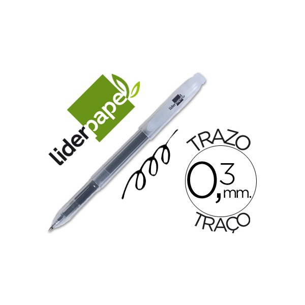 Boligrafo liderpapel super gel punta 0.5 mm negro. Boligrafo liderpapel super gel punta 0.5 mm negro.