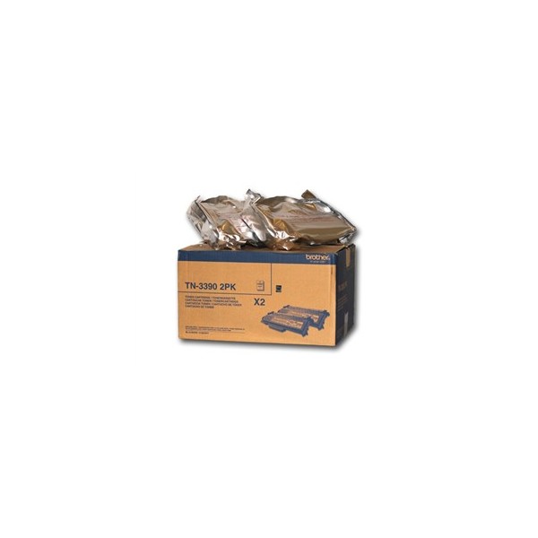 Brother TN3390TWIN pack 2 toner originales Brother TN3390TWIN pack 2 toner originales