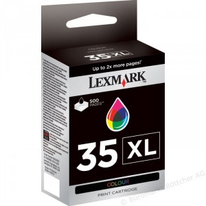 LEXMARK Nº 35XL CARTUCHO ORIGINAL (REF. 18C0035E) PERTENENCIENTE A LA REFERENCIA Cartouches Lexmark Nº 34 / Nº 35