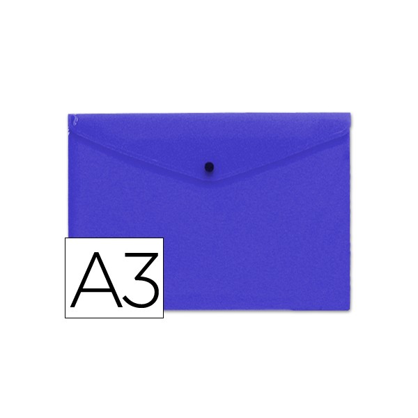 Carpeta liderpapel dossier broche 44242 polipropileno din a3 azul serie frosty. Carpeta liderpapel dossier broche 44242 polipropileno din a3 azul serie frosty.