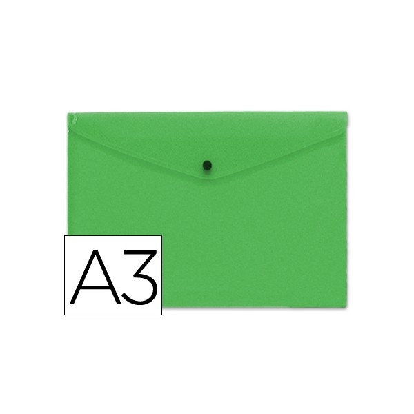 Carpeta liderpapel dossier broche 44243 polipropileno din a3 verde serie frosty. Carpeta liderpapel dossier broche 44243 polipropileno din a3 verde serie frosty.