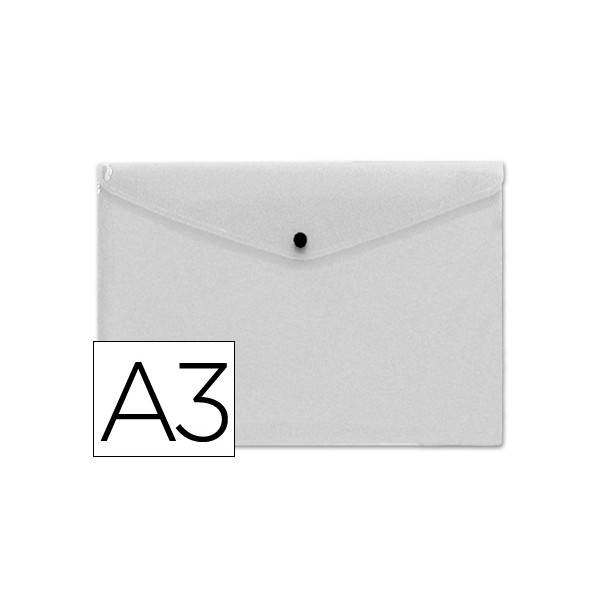 Carpeta liderpapel dossier broche 44244 polipropileno din a3 incolora serie frosty. Carpeta liderpapel dossier broche 44244 polipropileno din a3 incolora serie frosty.