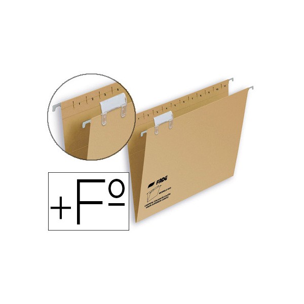 Carpeta colgante hamelin folio prolongado visor superior kraft eco. Carpeta colgante hamelin folio prolongado visor superior kraft eco.