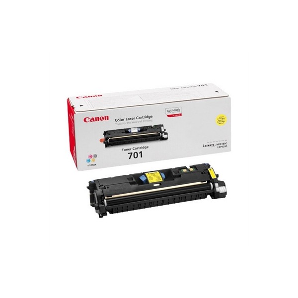 Canon CRG701Y toner jaune original, référence Canon 9284A003 Canon CRG701Y toner jaune original, référence Canon 9284A003