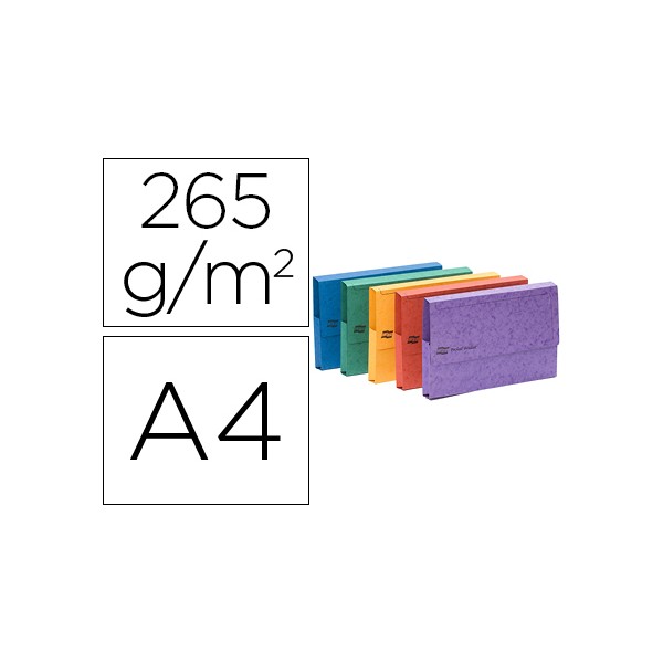 Subcarpeta cartulina lustrada con bolsa exacompta din a3 colores surtidos 265 gr. Subcarpeta cartulina lustrada con bolsa exacompta din a3 colores surtidos 265 gr.