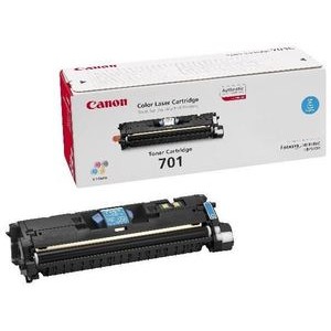 Canon CRG701C toner cian original, referencia Canon 9286A003 PARA LA IMPRESORA Canon I-Sensys LBP 5200