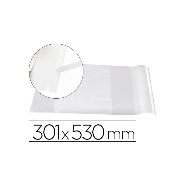 Forralibro liderpapel nº30 con solapa ajustable adhesivo 301 x 530 mm. Forralibro liderpapel nº30 con solapa ajustable adhesivo 301 x 530 mm.