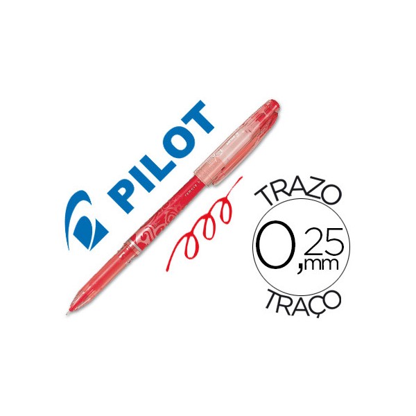 Boligrafo pilot frixion punta de aguja color rojo. Boligrafo pilot frixion punta de aguja color rojo.