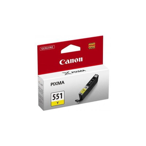 Cartouche ORIGINAL CANON CLI 551 JAUNE Cartouche ORIGINAL CANON CLI 551 JAUNE
