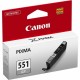 Cartucho ORIGINAL CANON CLI 551 GRIS para impresoras PIXMA iP7250 / MG5450 / MG6350