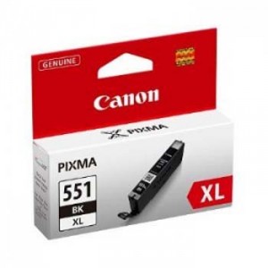 Cartucho ORIGINAL CANON CLI 551XL NEGRO para impresoras PIXMA iP7250 / MG5450 / MG6350 PARA LA IMPRESORA Cartouches d'encre Canon Pixma MG5450S Wireless All-in-One