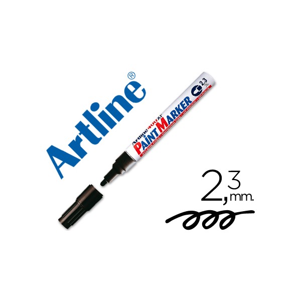 Rotulador artline marcador permanente ek-400 xf negro -punta redonda 2.3 mm -metal caucho y plastico. Rotulador artline marcador permanente ek-400 xf negro -punta redonda 2.3 mm -metal caucho y plastico.