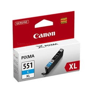 Cartucho ORIGINAL CANON CLI 551XL CYAN para impresoras PIXMA iP7250 / MG5450 / MG6350 PARA LA IMPRESORA Canon Pixma MG7100