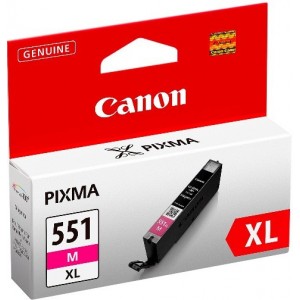 Cartucho ORIGINAL CANON CLI 551XL MAGENTA para impresoras PIXMA iP7250 / MG5450 / MG6350 PARA LA IMPRESORA Cartouches d'encre Canon Pixma MG6650
