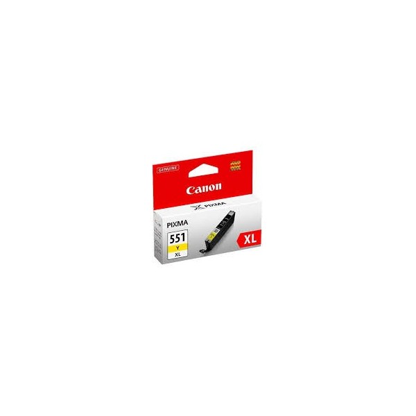Cartouche ORIGINAL CANON CLI 551XL JAUNE Cartouche ORIGINAL CANON CLI 551XL JAUNE