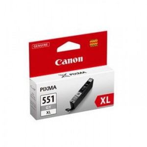 Cartucho ORIGINAL CANON CLI 551XL GRIS para impresoras PIXMA iP7250 / MG5450 / MG6350 PARA LA IMPRESORA Cartouches d'encre Canon Pixma MG6450 All-in-One