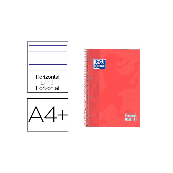 Cuaderno espiral oxford ebook 1 tapa extradura din a4+ 80 h horizontal coral touch. Cuaderno espiral oxford ebook 1 tapa extradura din a4+ 80 h horizontal coral touch.