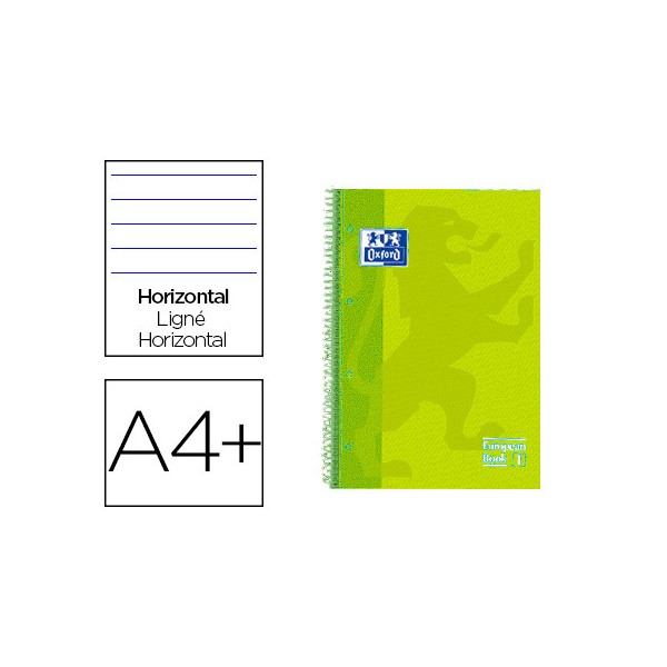 Cuaderno espiral oxford ebook 1 tapa extradura din a4+ 80 h horizontal lima touch. Cuaderno espiral oxford ebook 1 tapa extradura din a4+ 80 h horizontal lima touch.