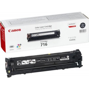 Canon 716BK toner negro original, referencia Canon 1980B002AA PARA LA IMPRESORA Canon I-Sensys LBP 5050 N