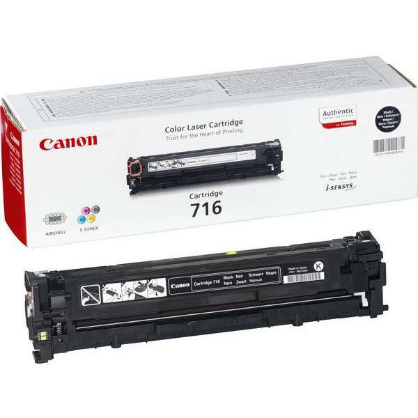 Canon 716BK toner noir original, référence Canon 1980B002AA Canon 716BK toner noir original, référence Canon 1980B002AA