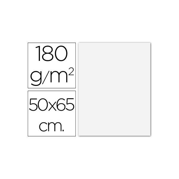 Cartulina guarro extra blanca 50x65 cm 180 gr -unidad. Cartulina guarro extra blanca 50x65 cm 180 gr -unidad.