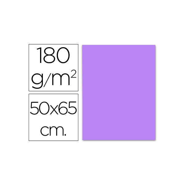 Cartulina liderpapel 50x65 cm lila 180 gr -unidad. Cartulina liderpapel 50x65 cm lila 180 gr -unidad.