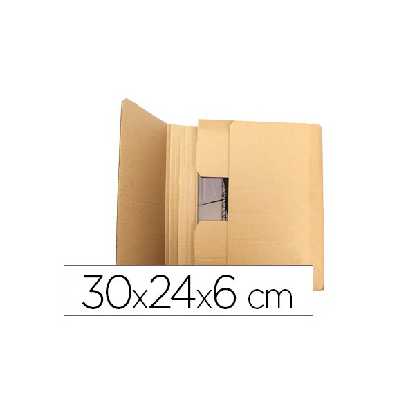 Caja para embalar q-connect libro medidas 300x240x60 mm espesor carton 3 mm. Caja para embalar q-connect libro medidas 300x240x60 mm espesor carton 3 mm.