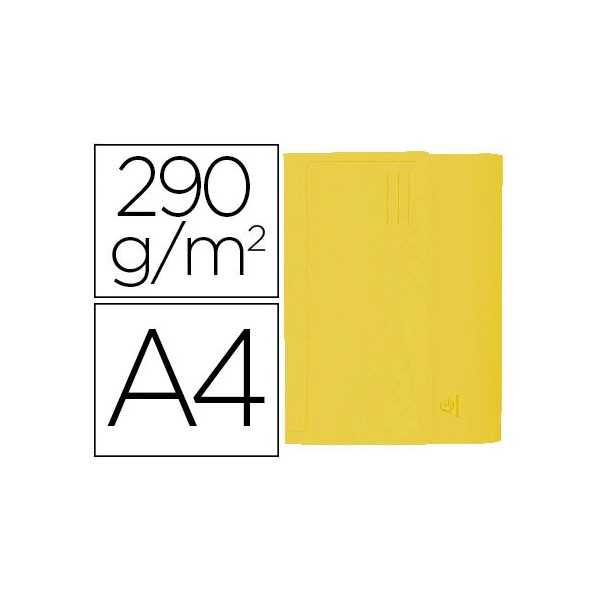 Subcarpeta cartulina con bolsa exacompta din a4 amarillo 290 gr. Subcarpeta cartulina con bolsa exacompta din a4 amarillo 290 gr.